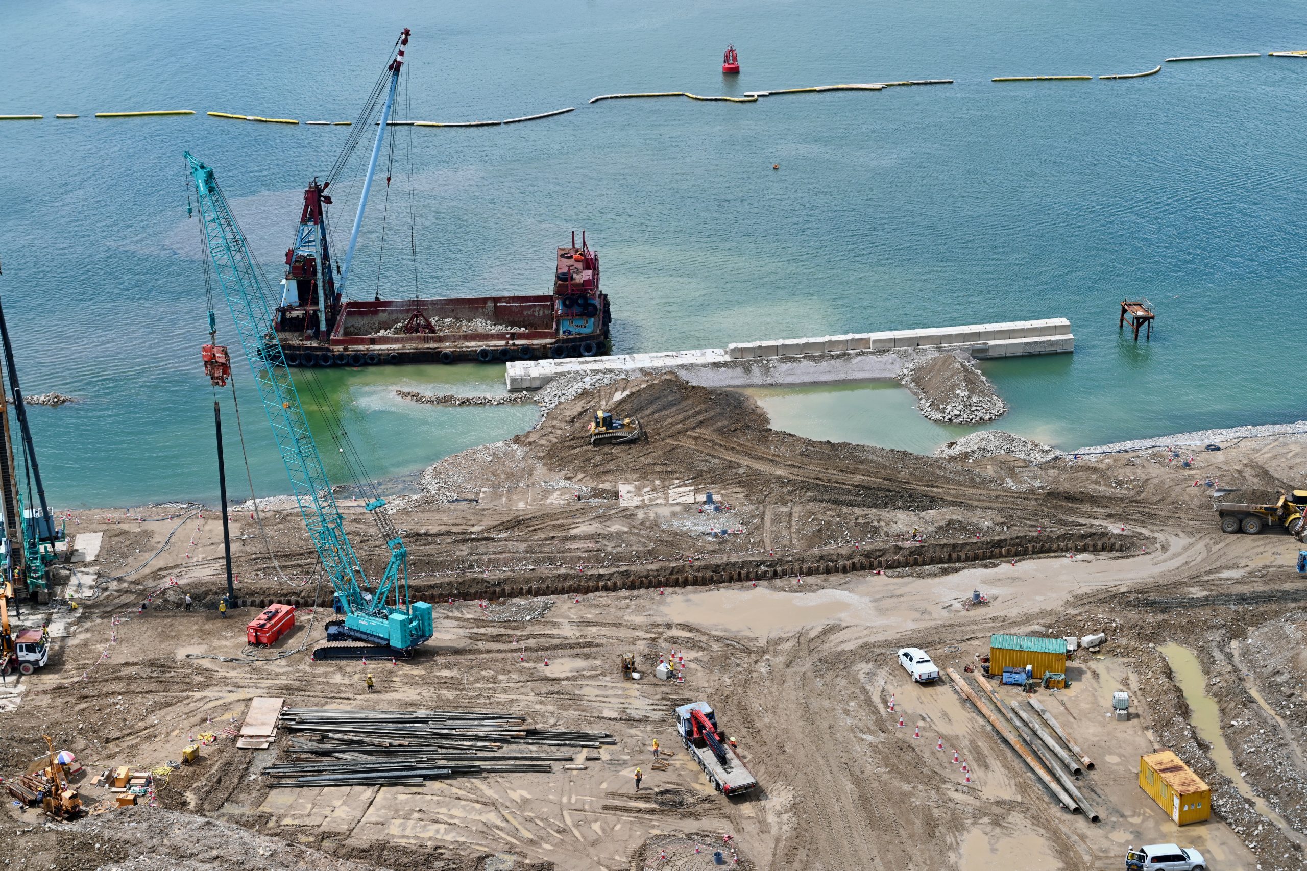 Tung Chung Land Reclamation.